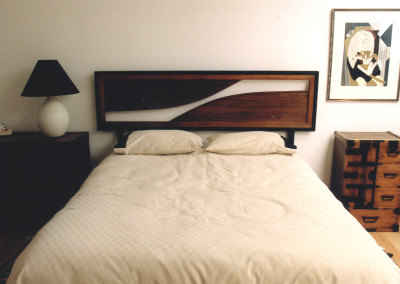 Japanese Wood Headboard